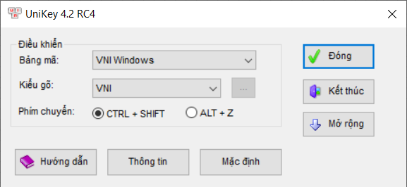 Unikey cho su dung tieng Viet tren LabVIEW