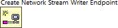 Create Network Stream Writer Endpoint