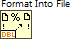 Format Into File