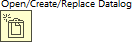 Open-Create-Replace Datalog