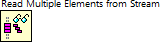 Read Multiple Elements from Stream