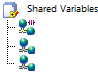 Shared variables icons in LabVIEW project