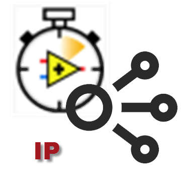 LabVIEW RT icon and IP network icon