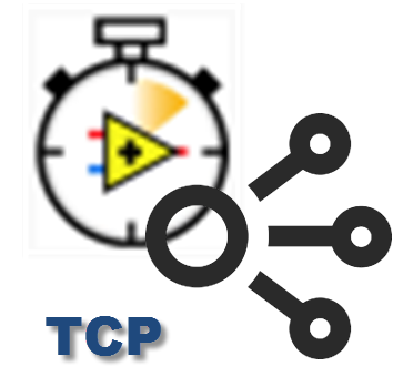 LabVIEW RT icon and TCP network icon