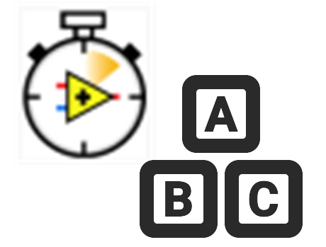 LabVIEW RT icon and ABC blocks