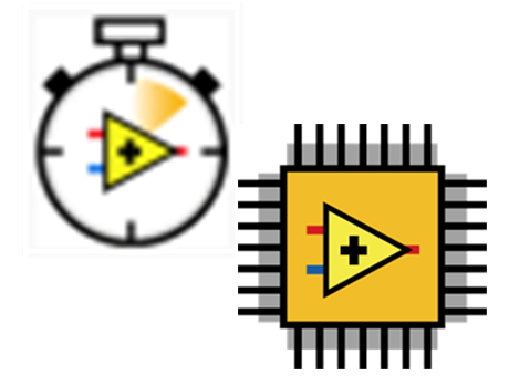 LabVIEW RT icon and FPGA icon
