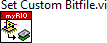 Set Custom Bitfile