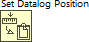 Set Datalog Position