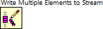 Write Multiple Elements to Stream